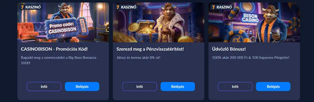 Heti ingyenes pörgetések Reload Bónusz