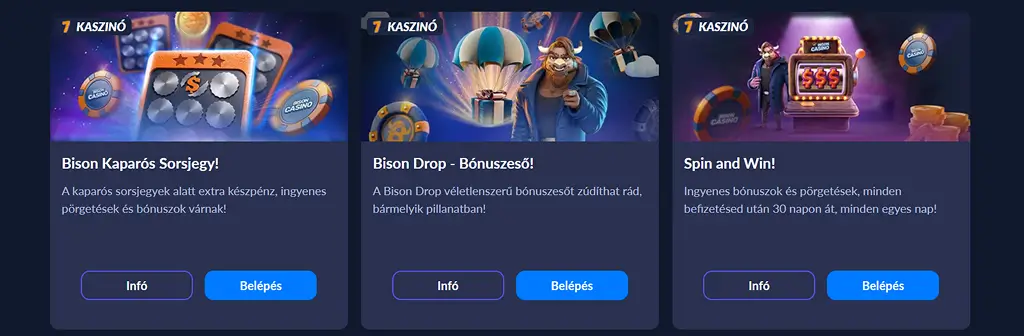 Heti ingyenes pörgetések Reload Bónusz