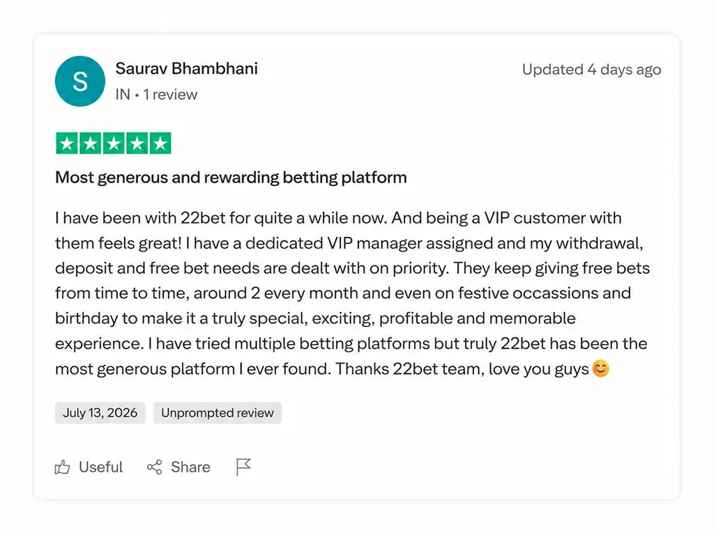 22bet casino