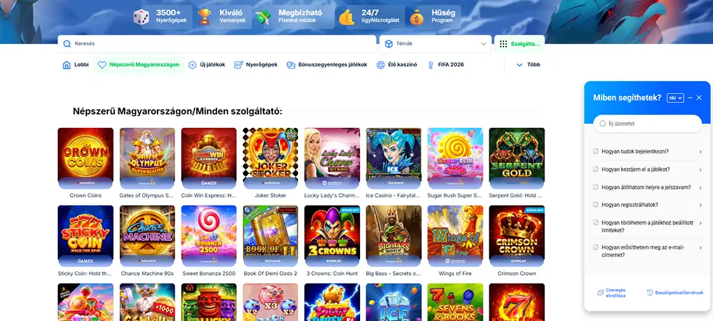 Ügyfélszolgálat és Support